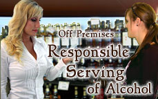 Off-Premises Responsible Serving Bartender Card